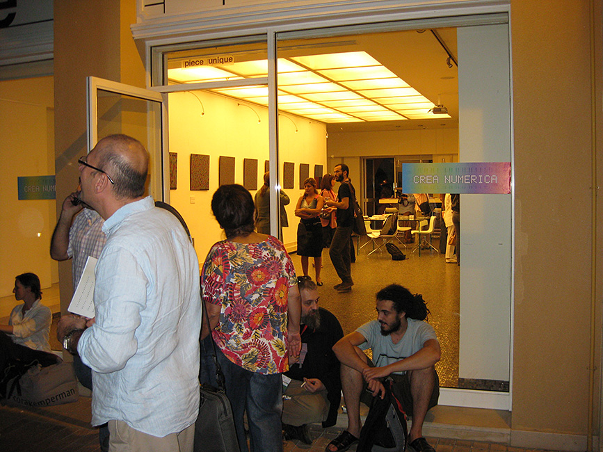 Photo from the exhibition, September 28, 2009