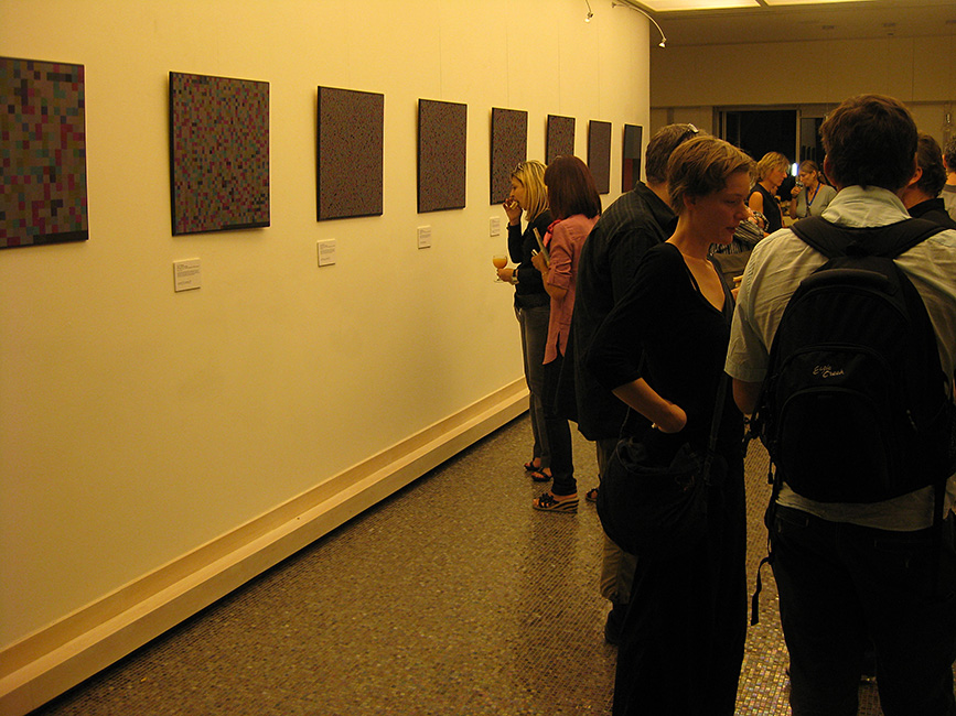 Photo from the exhibition, September 28, 2009