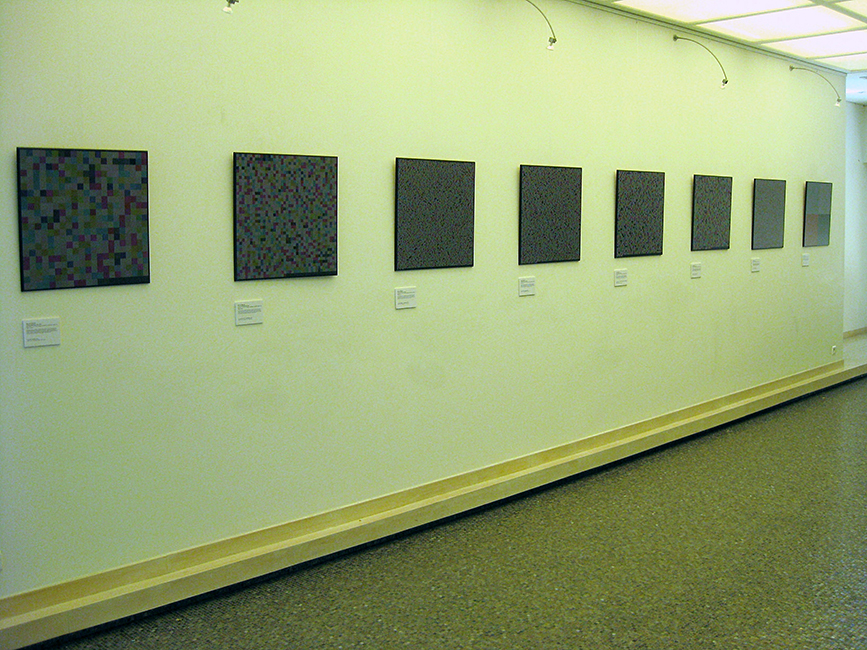 Photo from the exhibition, September 29, 2009, The exhibited series: Digital Visuals from Lebanon
