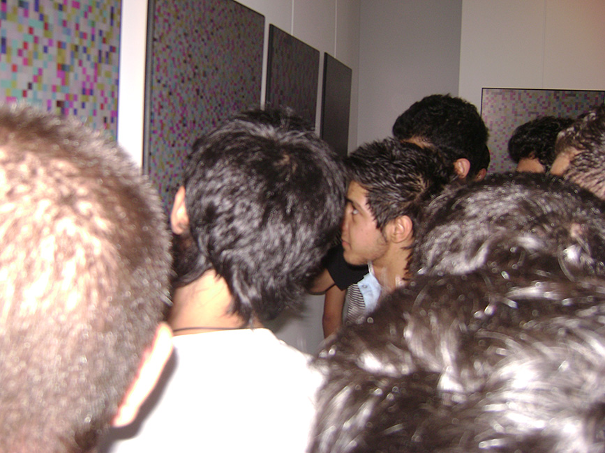 Photo from the exibition, June 20, 2008