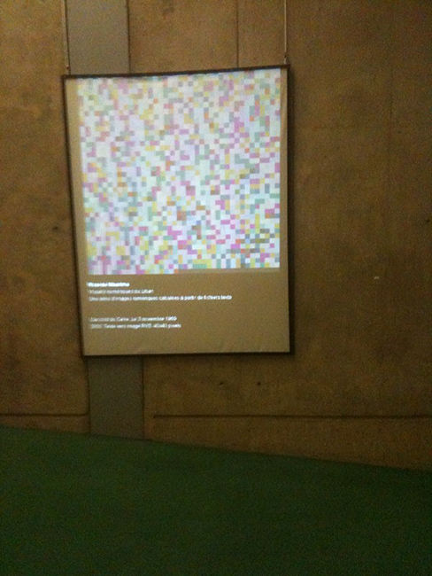Photo from the exhibition, 2010, © Chritian Ambaud, The exhibited series: Digital Visuals from Lebanon