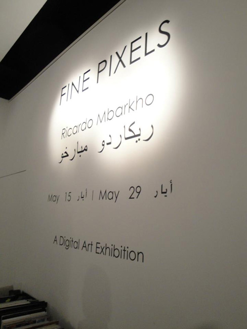 Photo from the exhibition, May 15, 2012