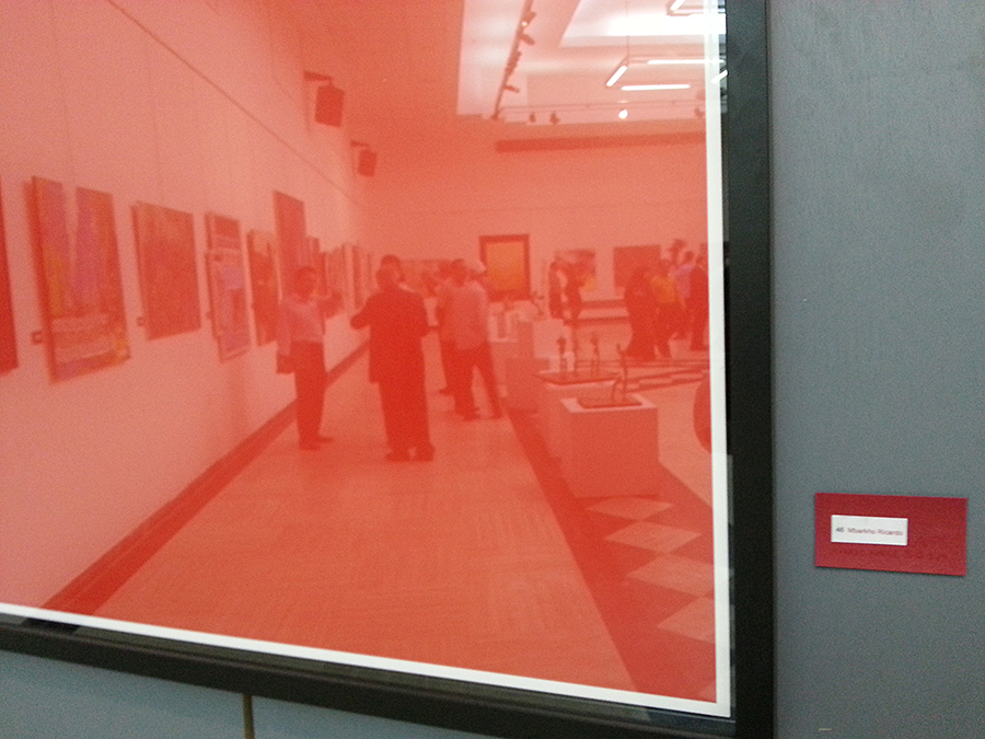 Photo from the exhibition, October 31, 2012