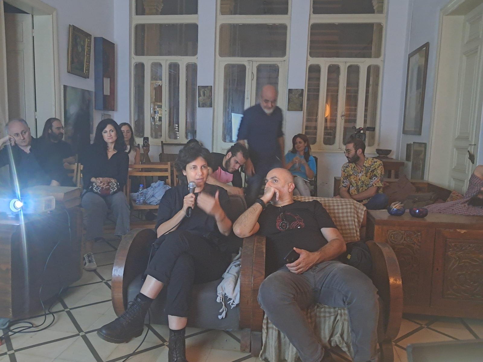 Discussion with the audience, Zico House, Beirut, October 31, 2025