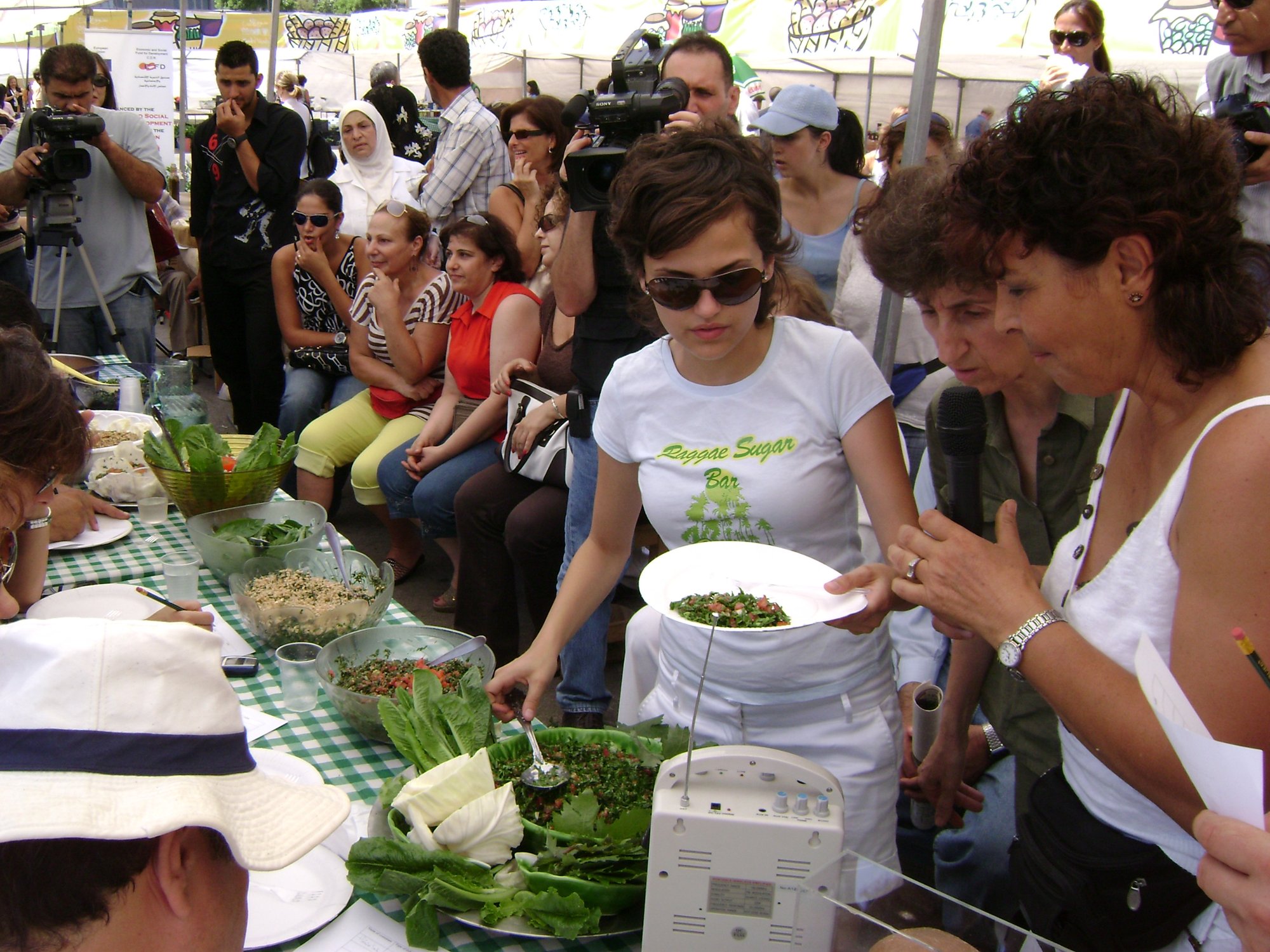 Lebanese National Tabbouleh Day, Souk el Tayeb, Beirut, July 7, 2007