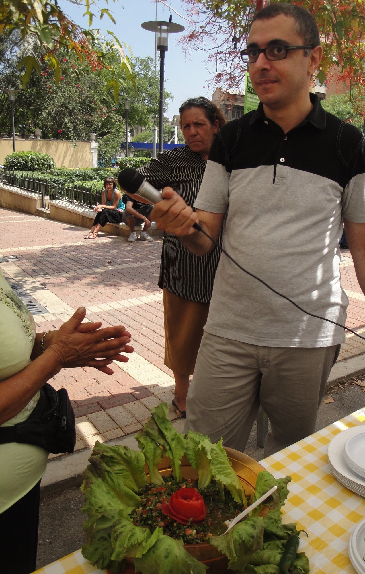 Lebanese National Tabbouleh Day, Souk el Tayeb, Beirut, July 3, 2010