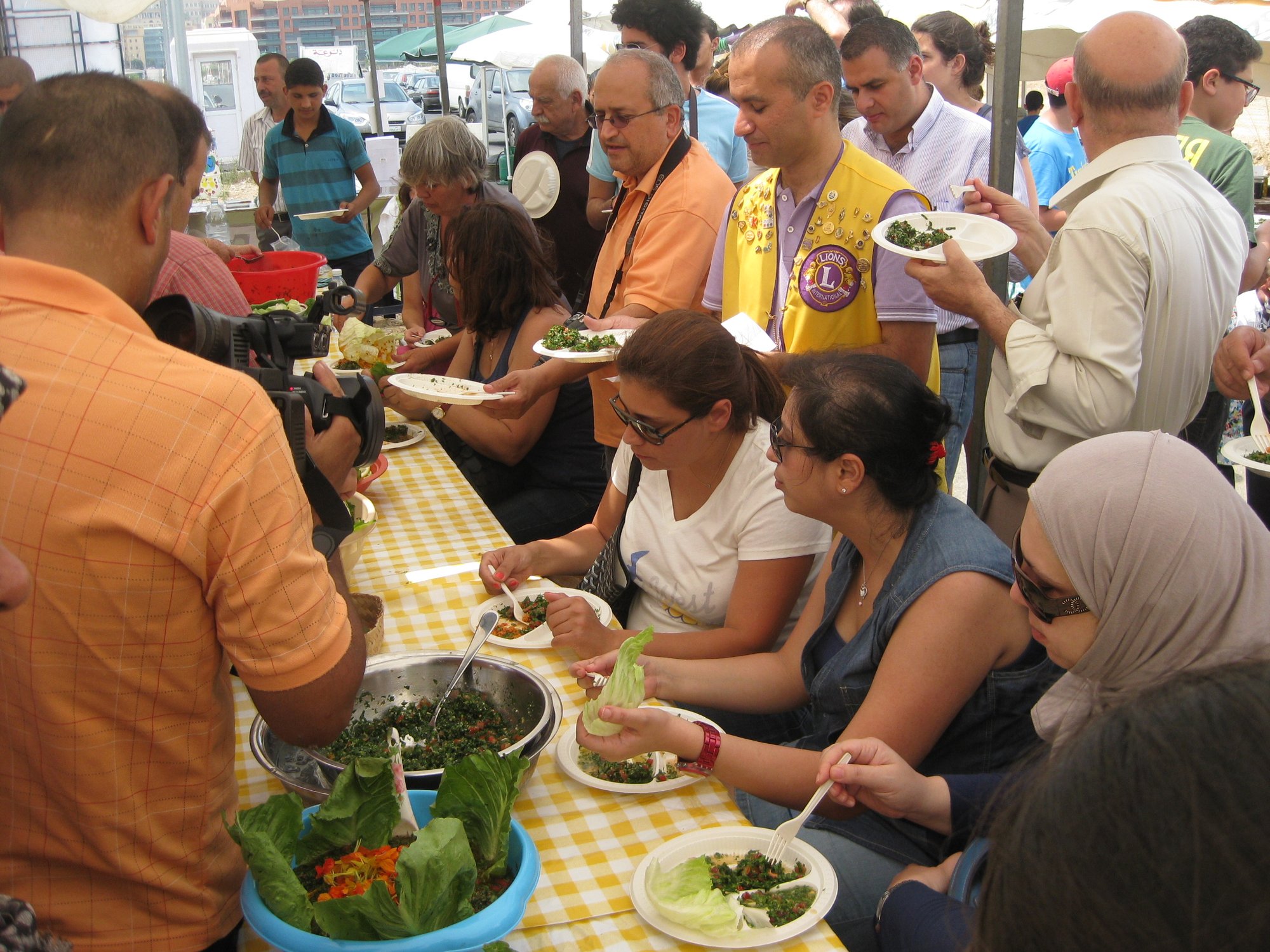 Lebanese National Tabbouleh Day, Souk el Tayeb, Beirut, July 7, 2012