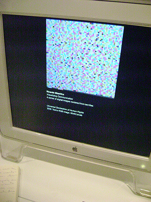 Photo from the exhibition, June 5, 2011