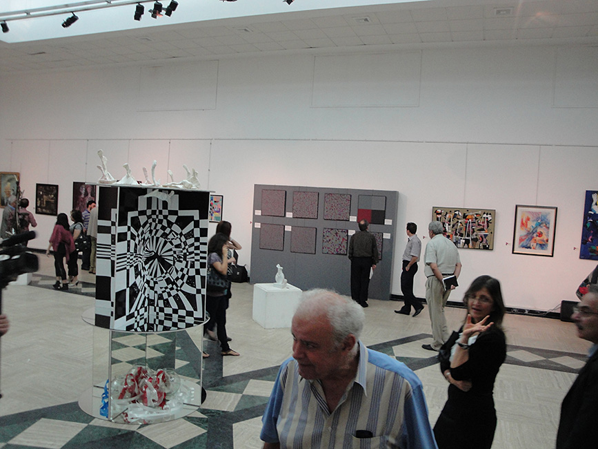 Photo from the exhibition, October 26, 2010