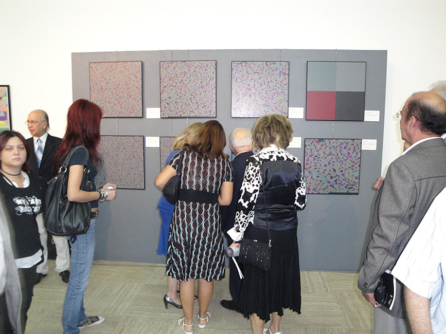 Photo from the exhibition, October 26, 2010, Digital Visuals from Lebanon