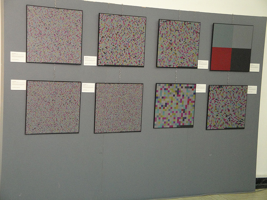 Photo from the exhibition, October 26, 2010, The exhibited series: Digital Visuals from Lebanon. Prize of the Lebanese Ministry of Culture for the Contemporary Arts in the Visual Art Forum 2010
