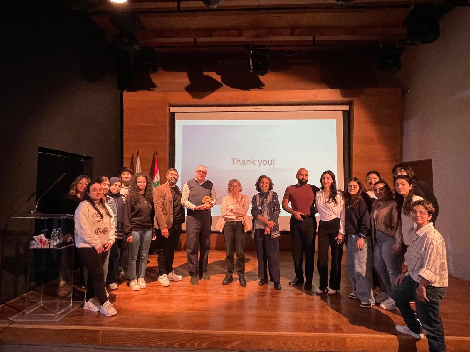 Group photo after the lecture, AUT Fidar, May 6, 2026