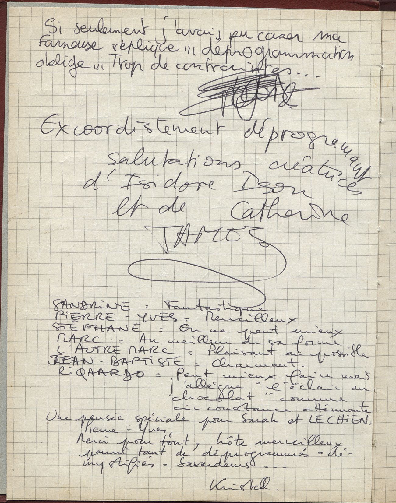 Livre d’or, page 2