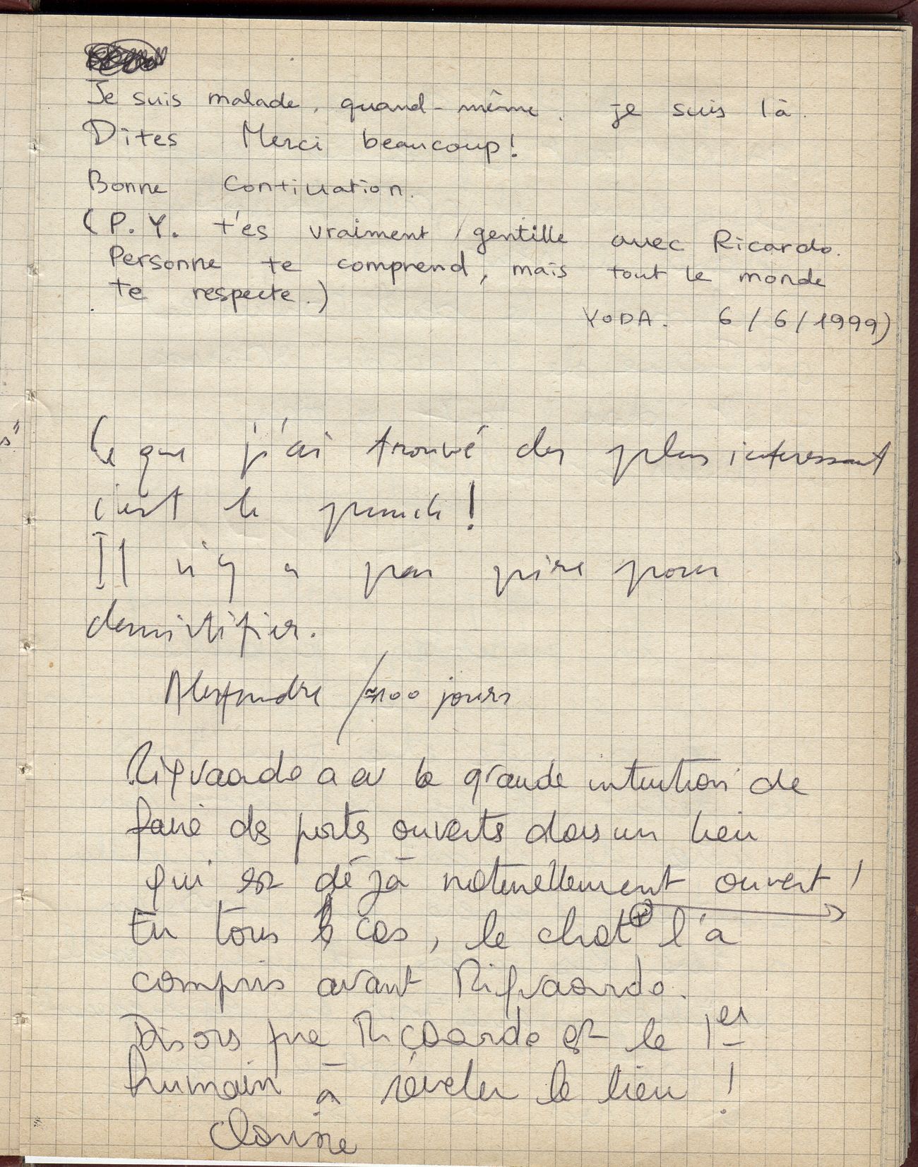Livre d’or, page 9
