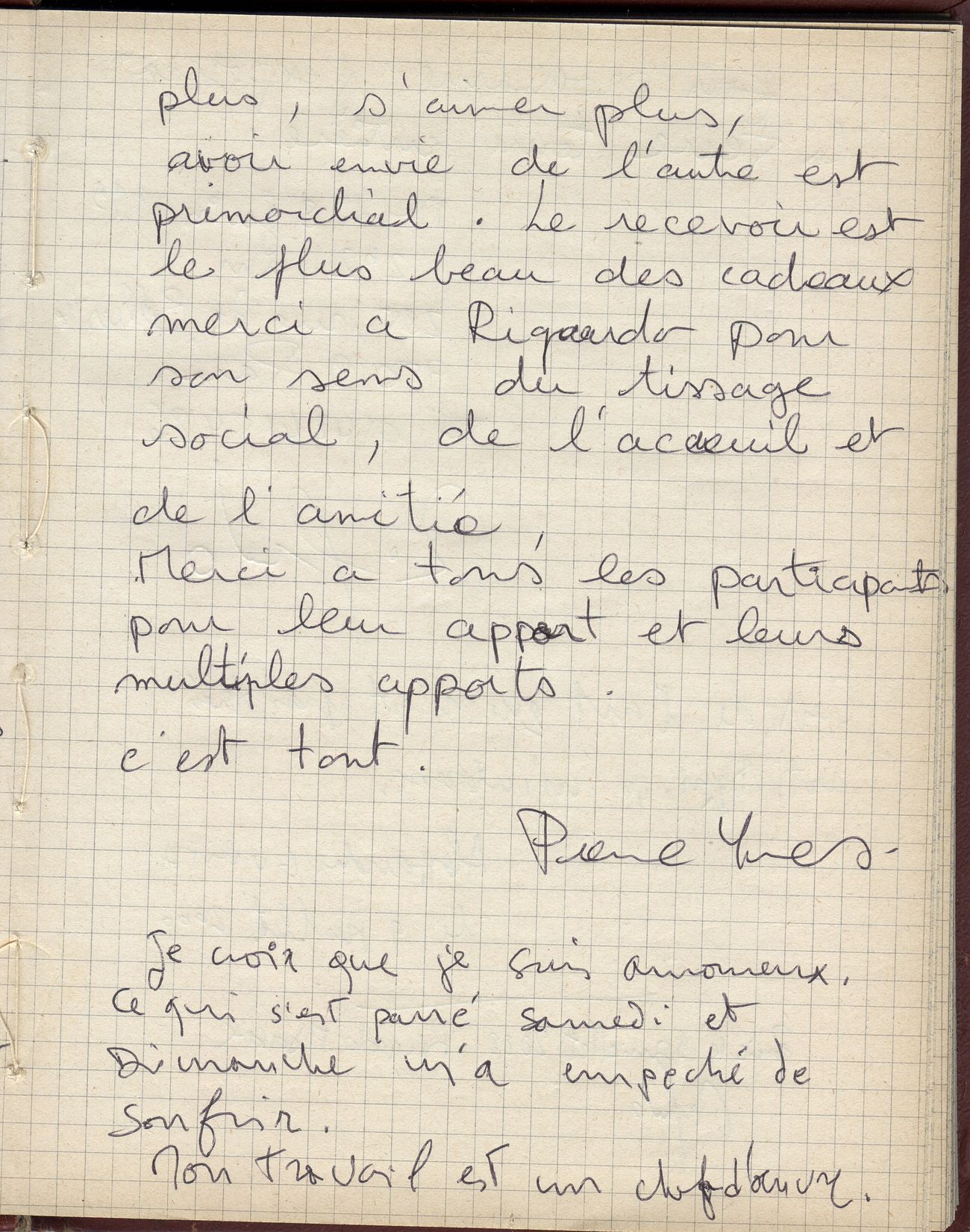 Livre d’or, page 11